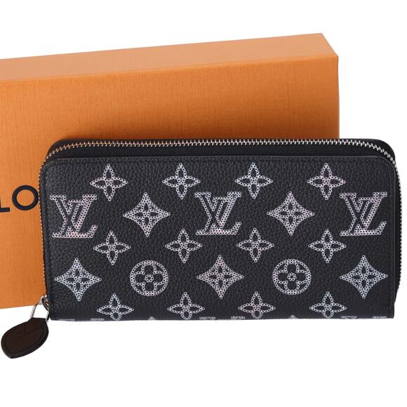 Louis Vuitton Monogram Mahina Flight Mode Zippy NM Wallet Black - Picture 1 of 6